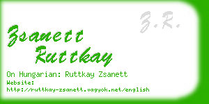 zsanett ruttkay business card